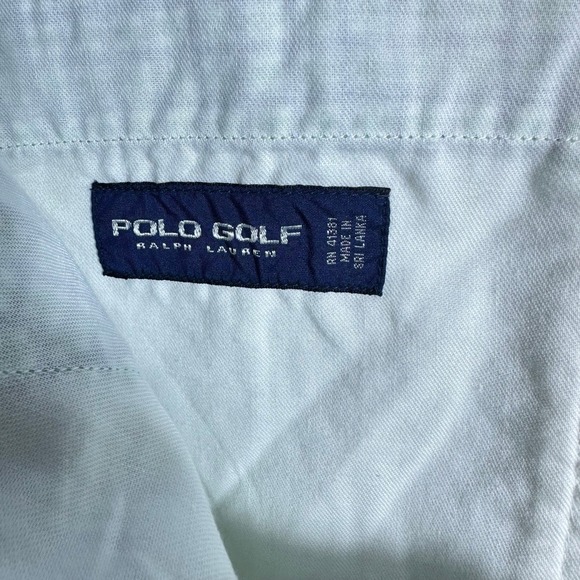 NEW Polo Golf Ralph Lauren Mens Shorts Green Navy Gingham Plaid‎ Links Size 35 - Picture 7 of 8